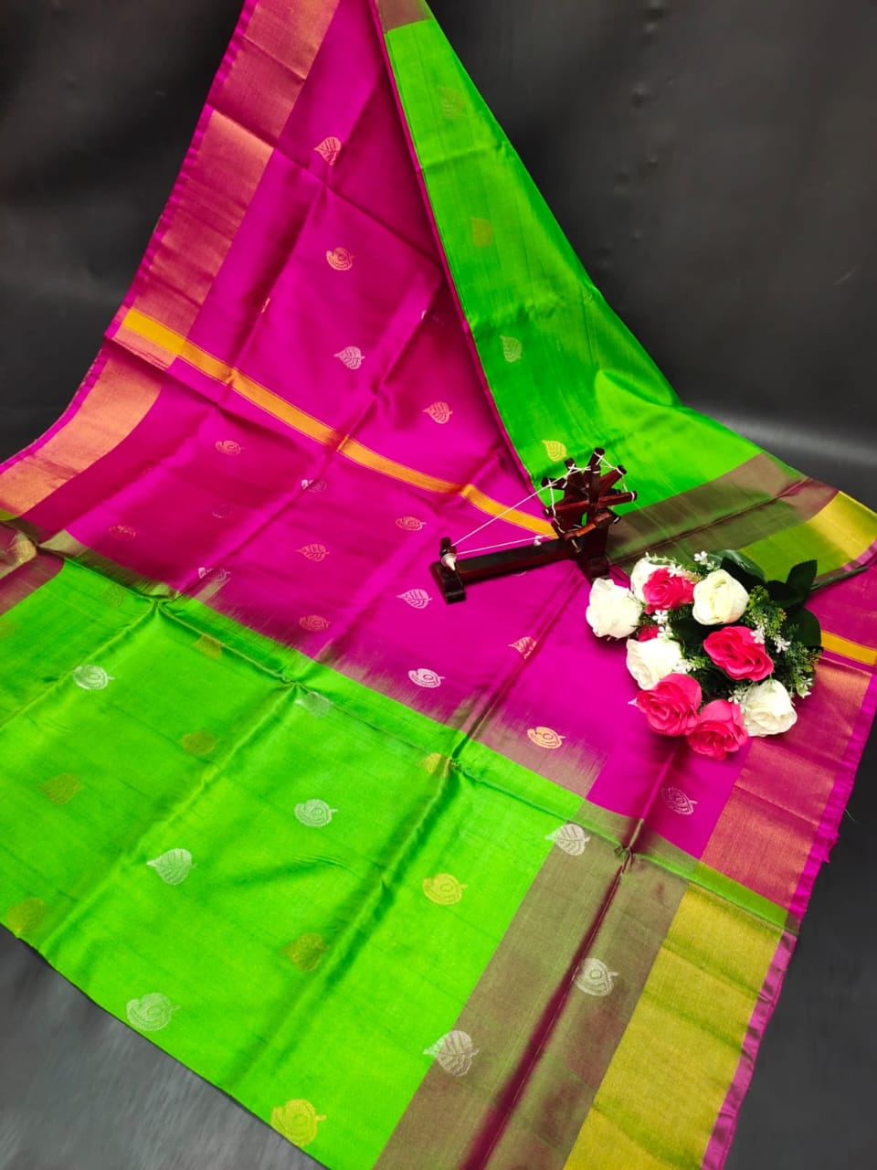 UshaKiran | Pure silk uppada saree