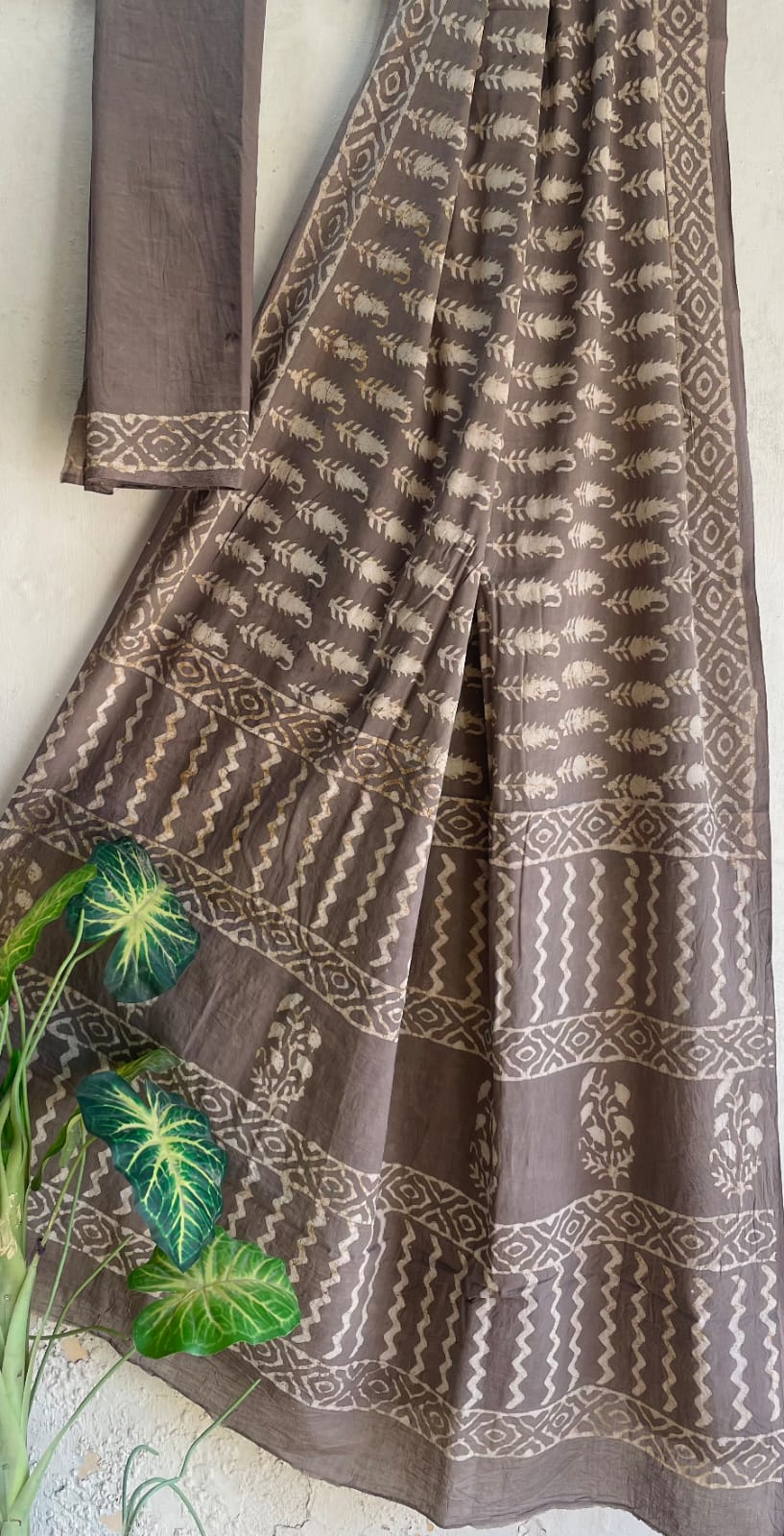 Madhulekha | Mul Cotton Blockprint Saree