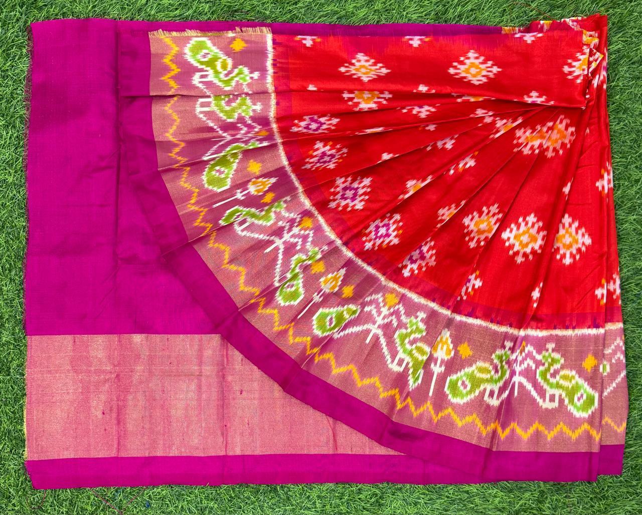 Bhavriti | Pochampally Ikat silk saree