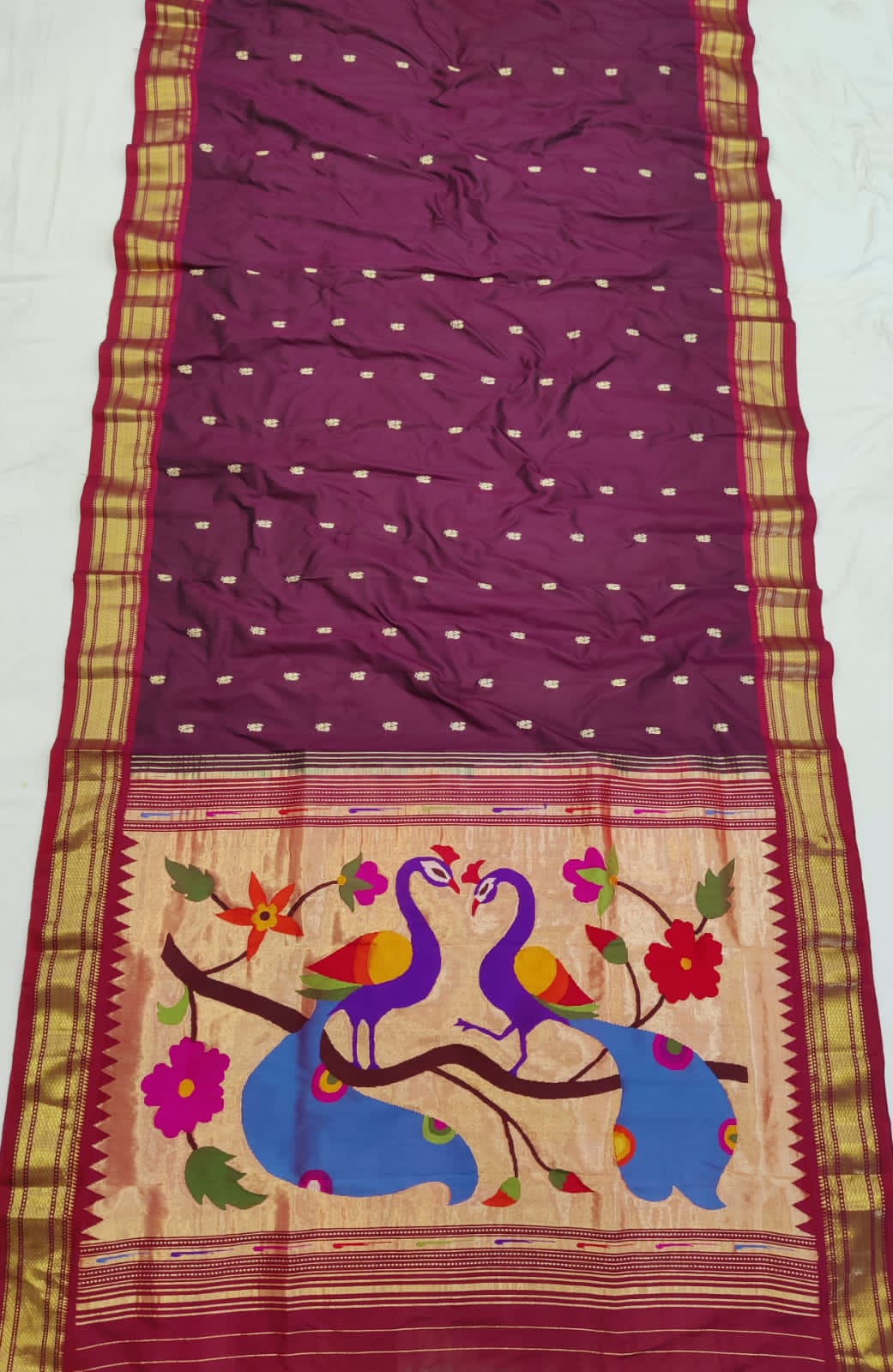 Prishaka | Yeola Paithani Pure Silk Saree