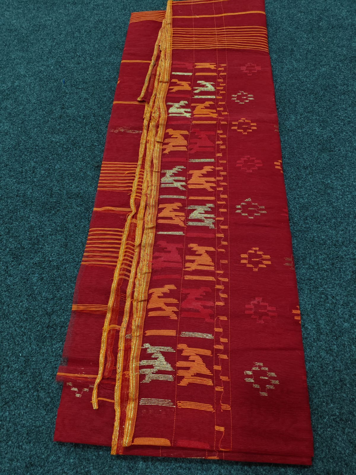 Dilip | Cotton Silk Dhakai Saree