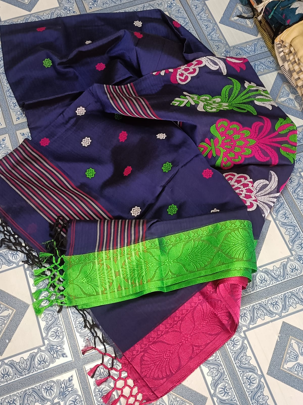 Jayantibha | Cotton Jamdani Saree