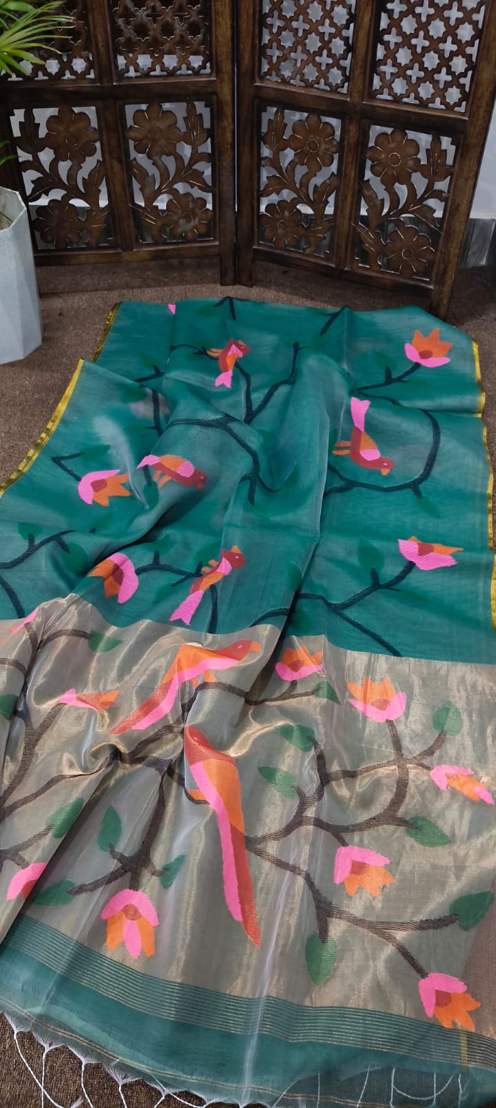 Dimple | Muslin Jamdani