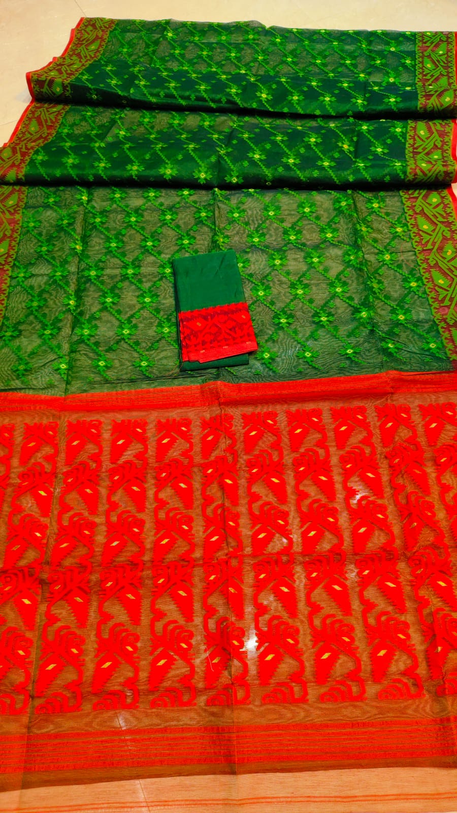 Janakima | Half Silk Jamdani