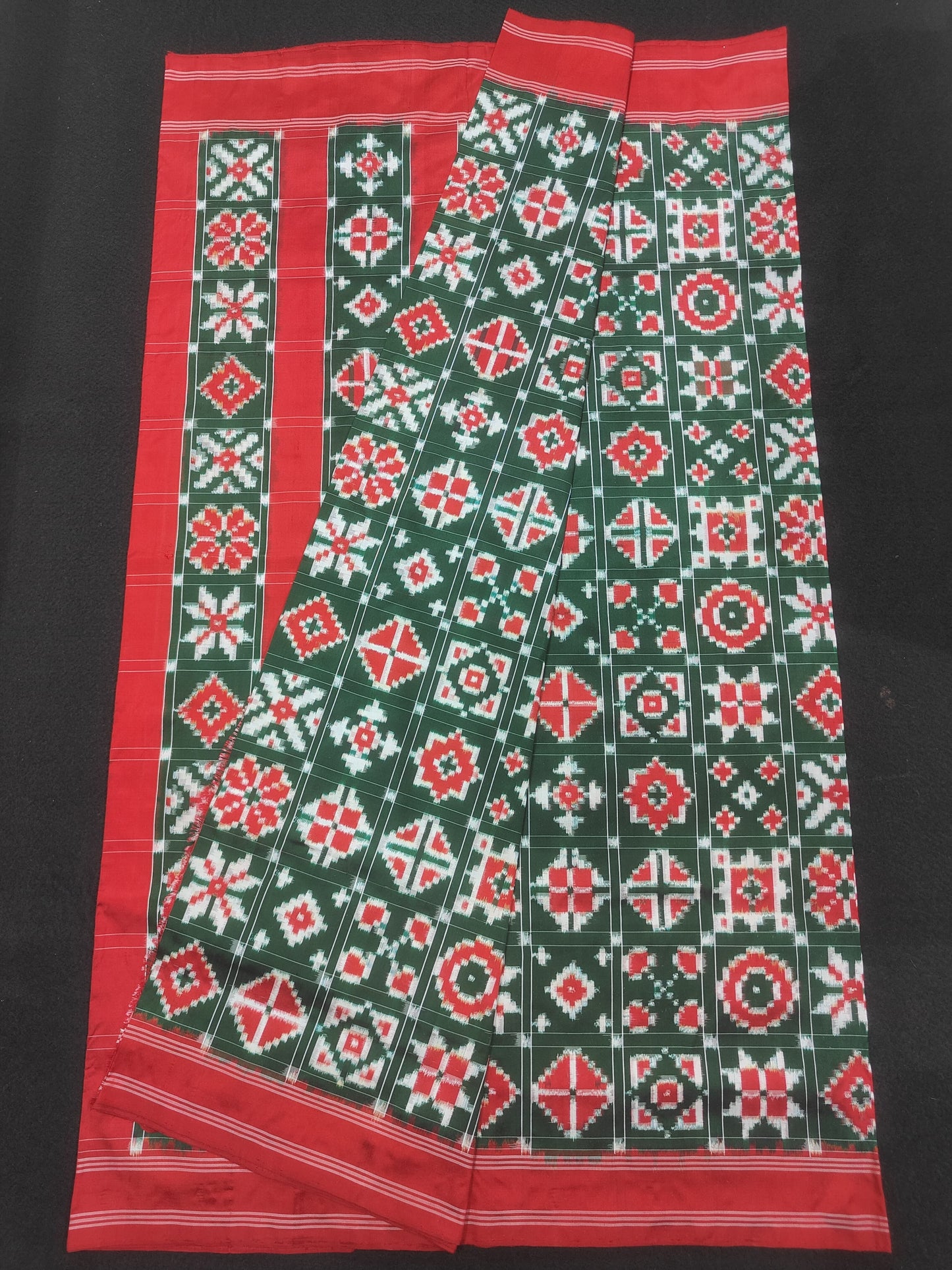 Tritiya | Pure silk Telia Rumal Sarees