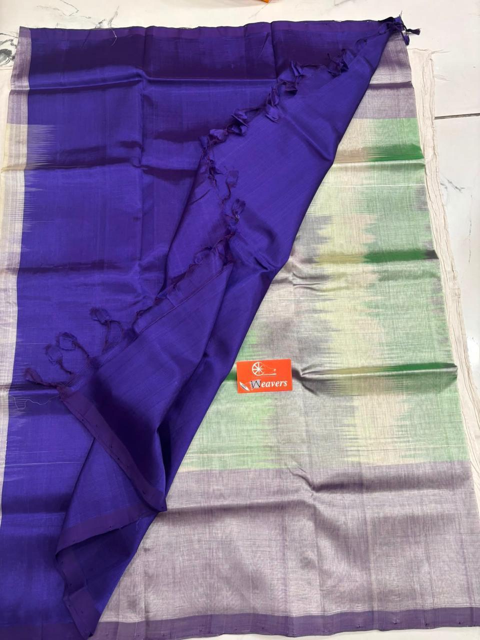 *Pure Handloom Mangalagiri CottonSilk Saree
*Wholesaree Ikkat Design
*Without Zari Border
*Contrast Pallu Blouse