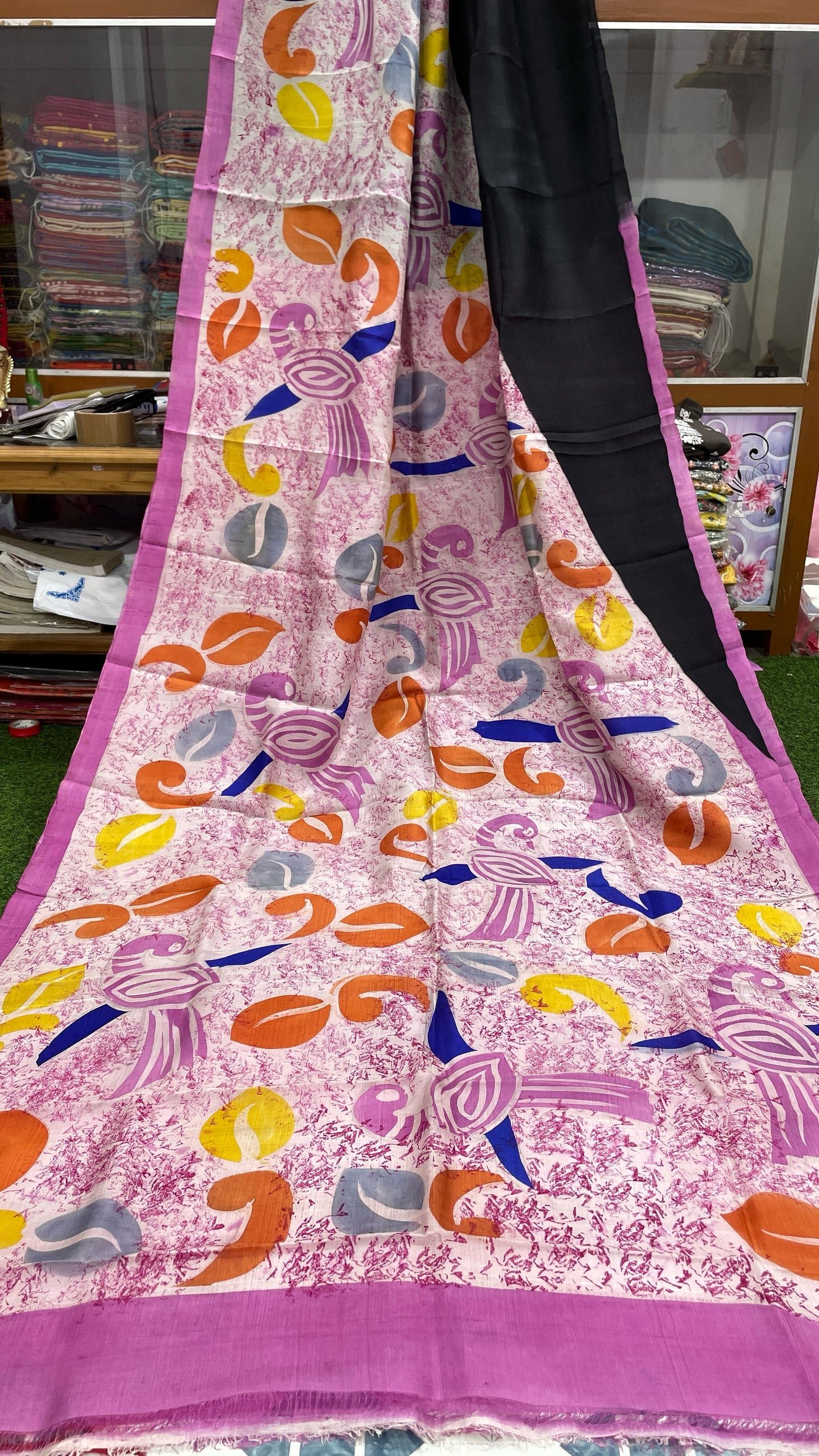 Adimita | Murshidabad Silk Batik Sarees