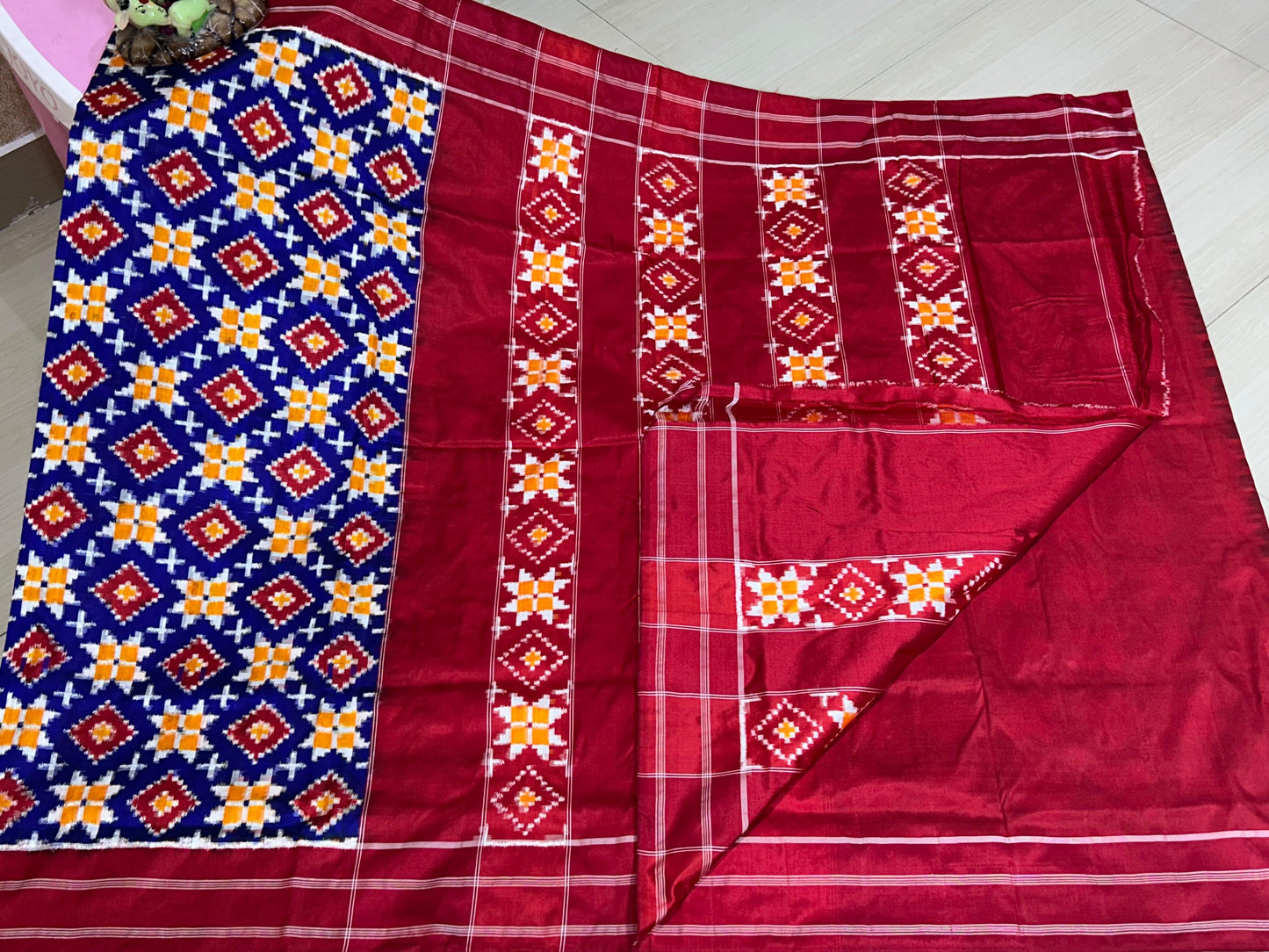 Taksh | Telia rumal with Pure silk