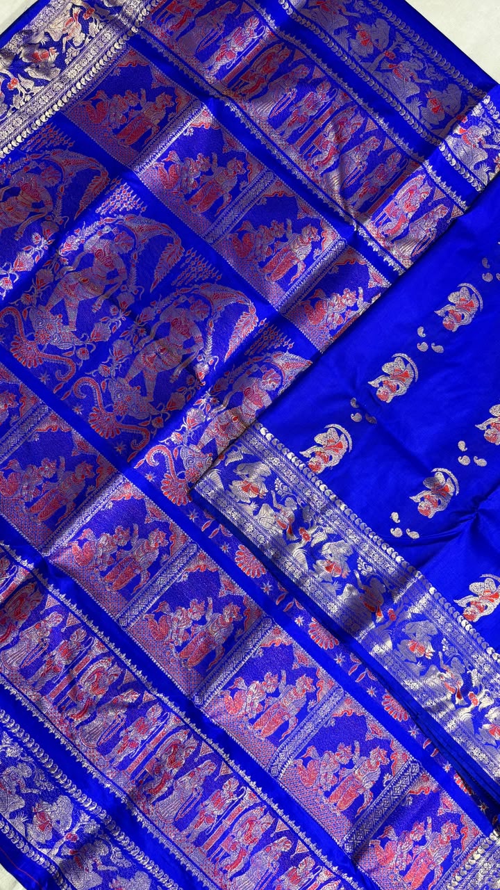Swarnachari saree.
Material silk with bp.
With silkmark.