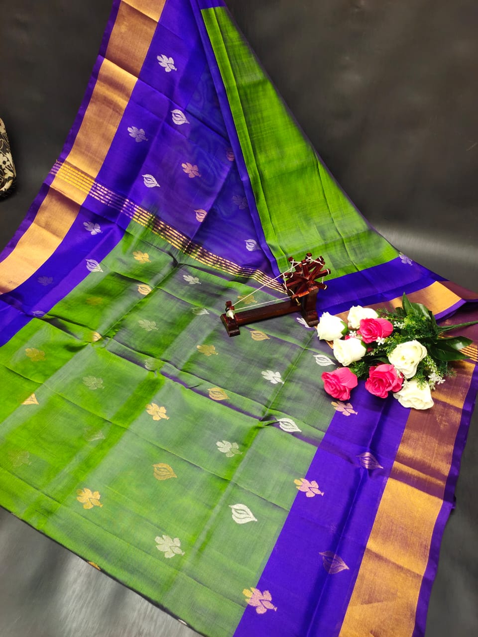 Utsa | Pure silk uppada saree