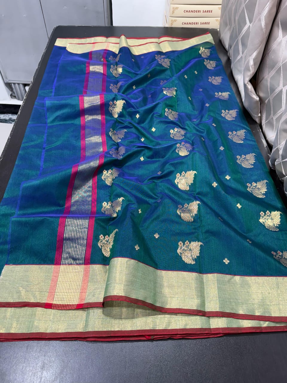 Chandan | Cotton Silk Chanderi Saree