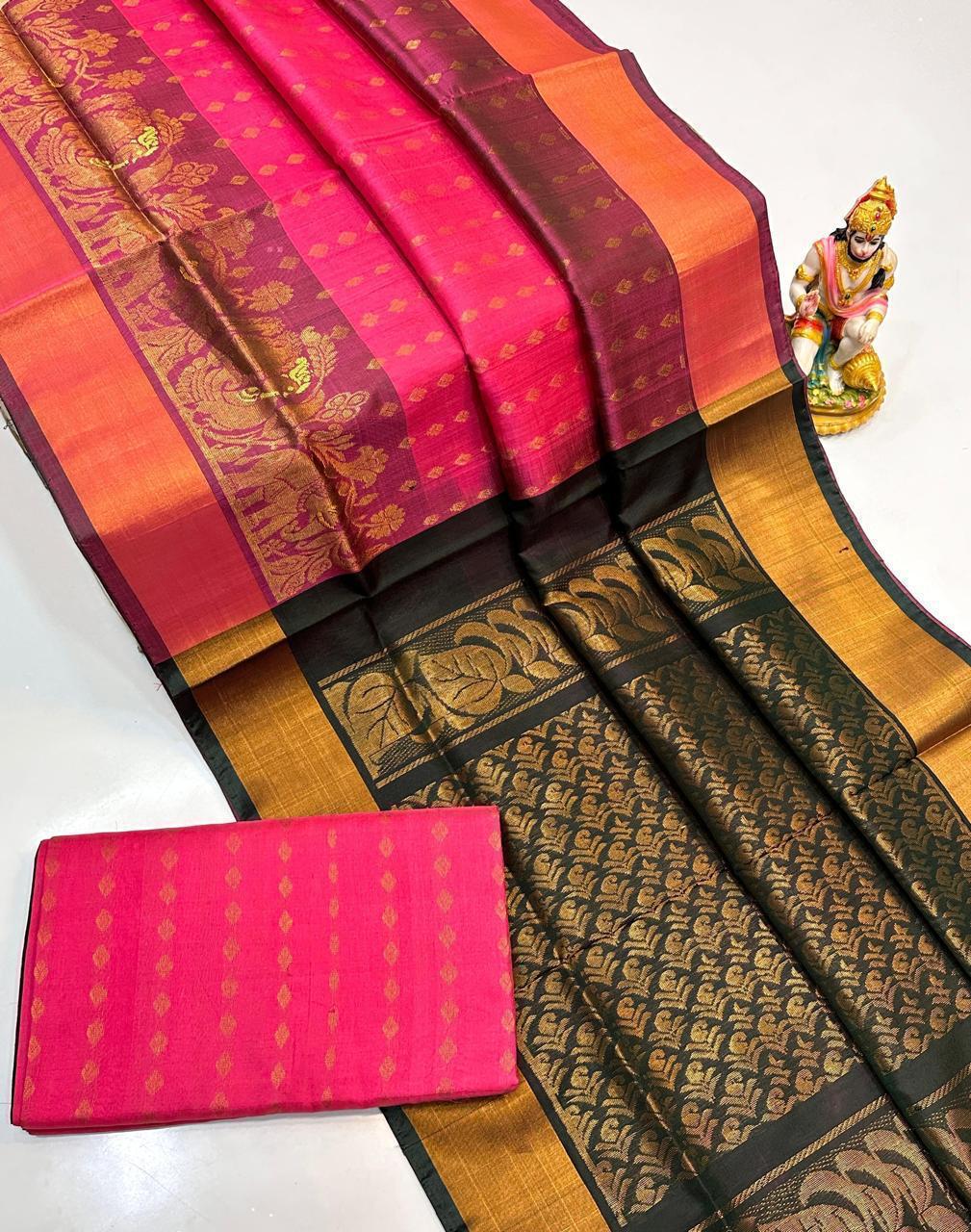 👉 *UPPADA PATTU ANCHU LATHA AND BUTTA SAREES*
👉 *SAREE COMES WITH CONTRAST RICH PALLU AND BLOUSE*
👉 *LIGHT WEIGHT & VERY GOOD QUALITY*