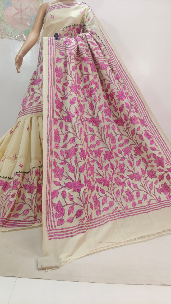Pure Tassor kanthastich
with bp
Silk mark certified