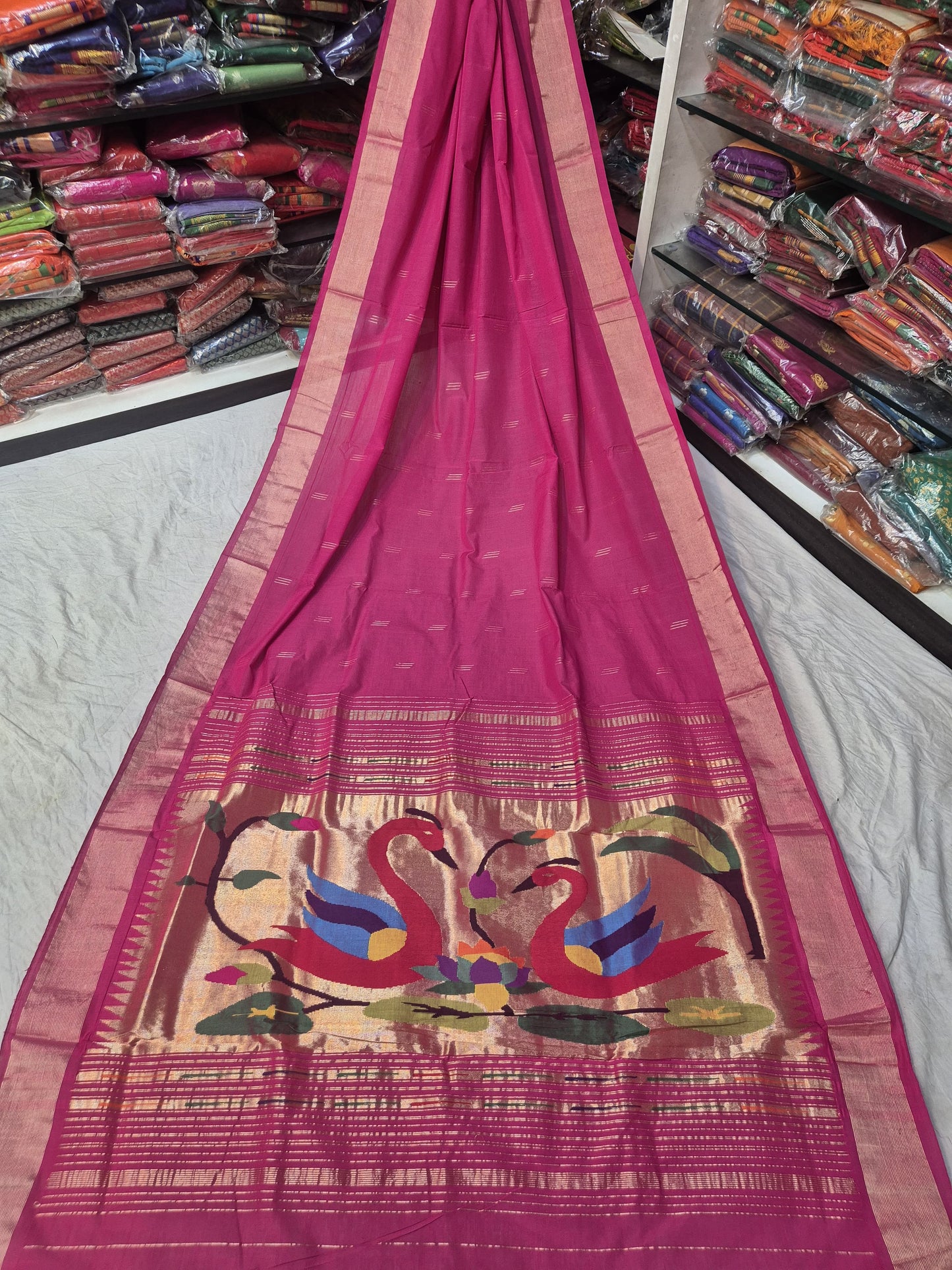 Shivanea | Cotton Handloom Paithani Saree