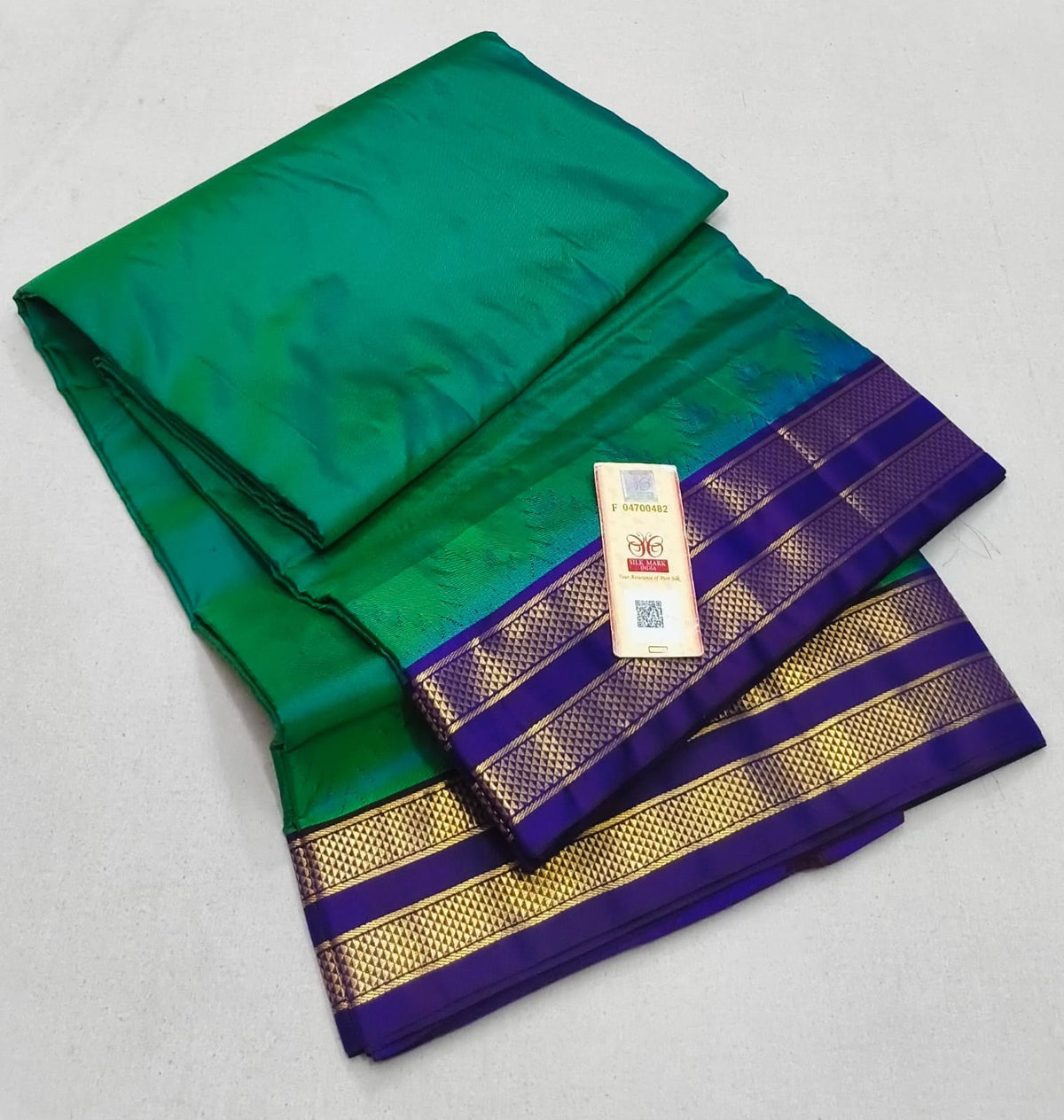 9 yards pure silk kanchipuram saree