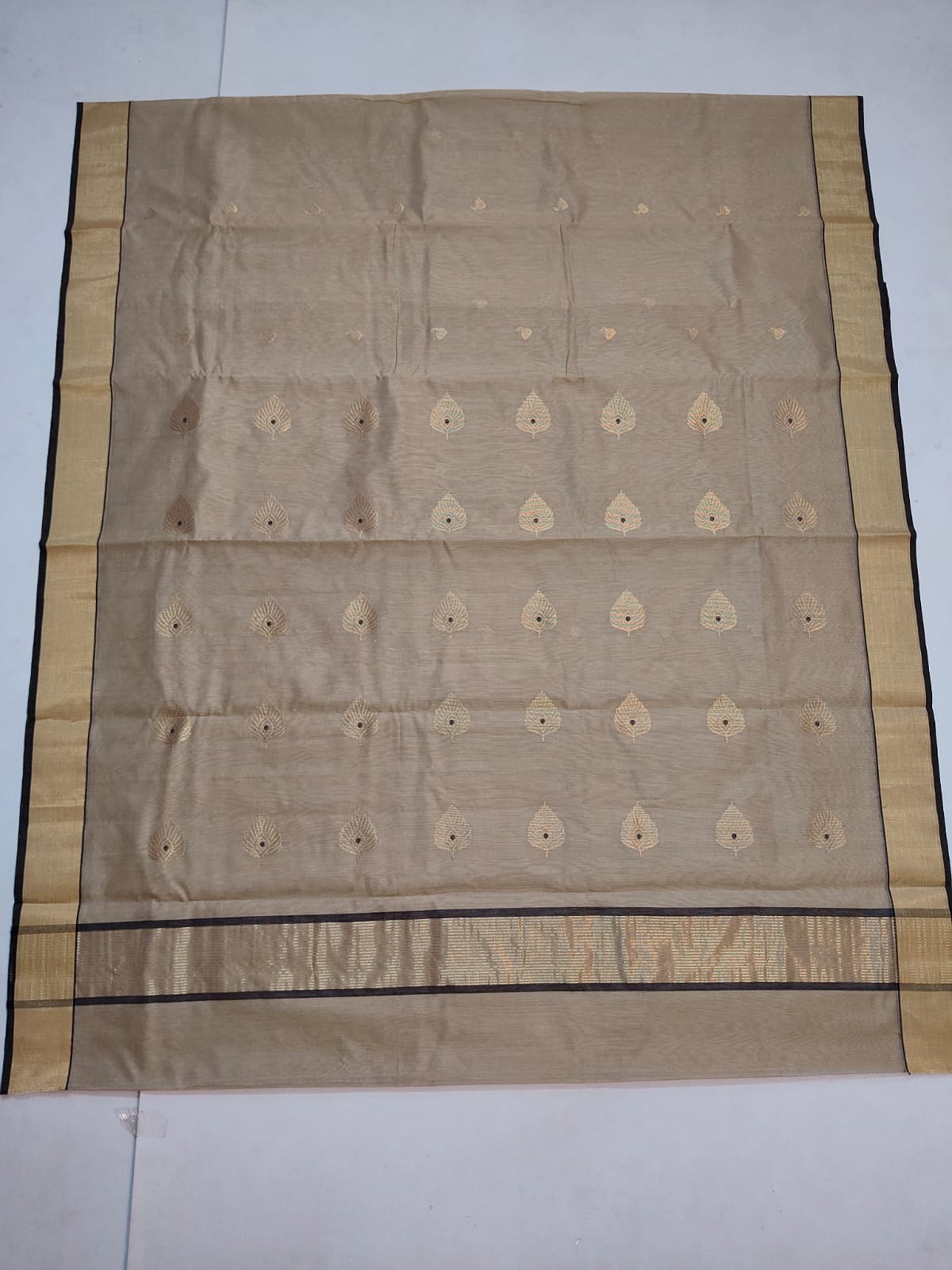 Silk y cotton
Chanderi
saree