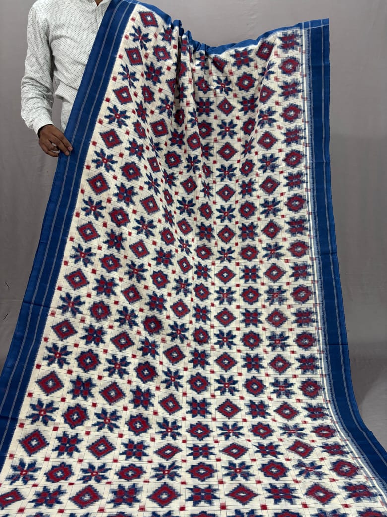 Tanupriya | Cotton Telia Rumal Saree