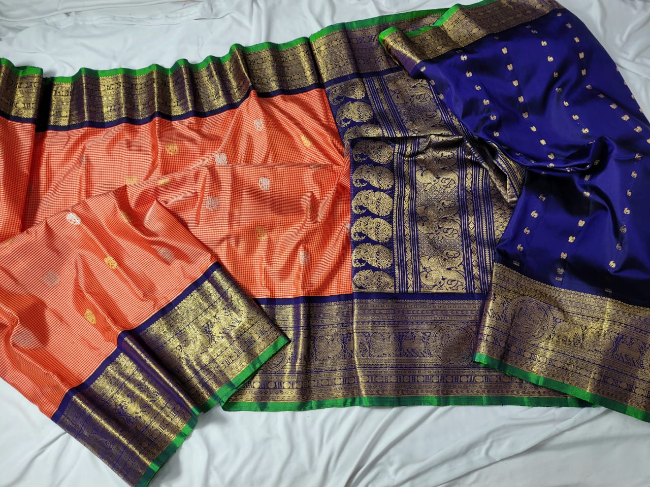 Abhlekha | Pure Pattu Gadwal Sarees