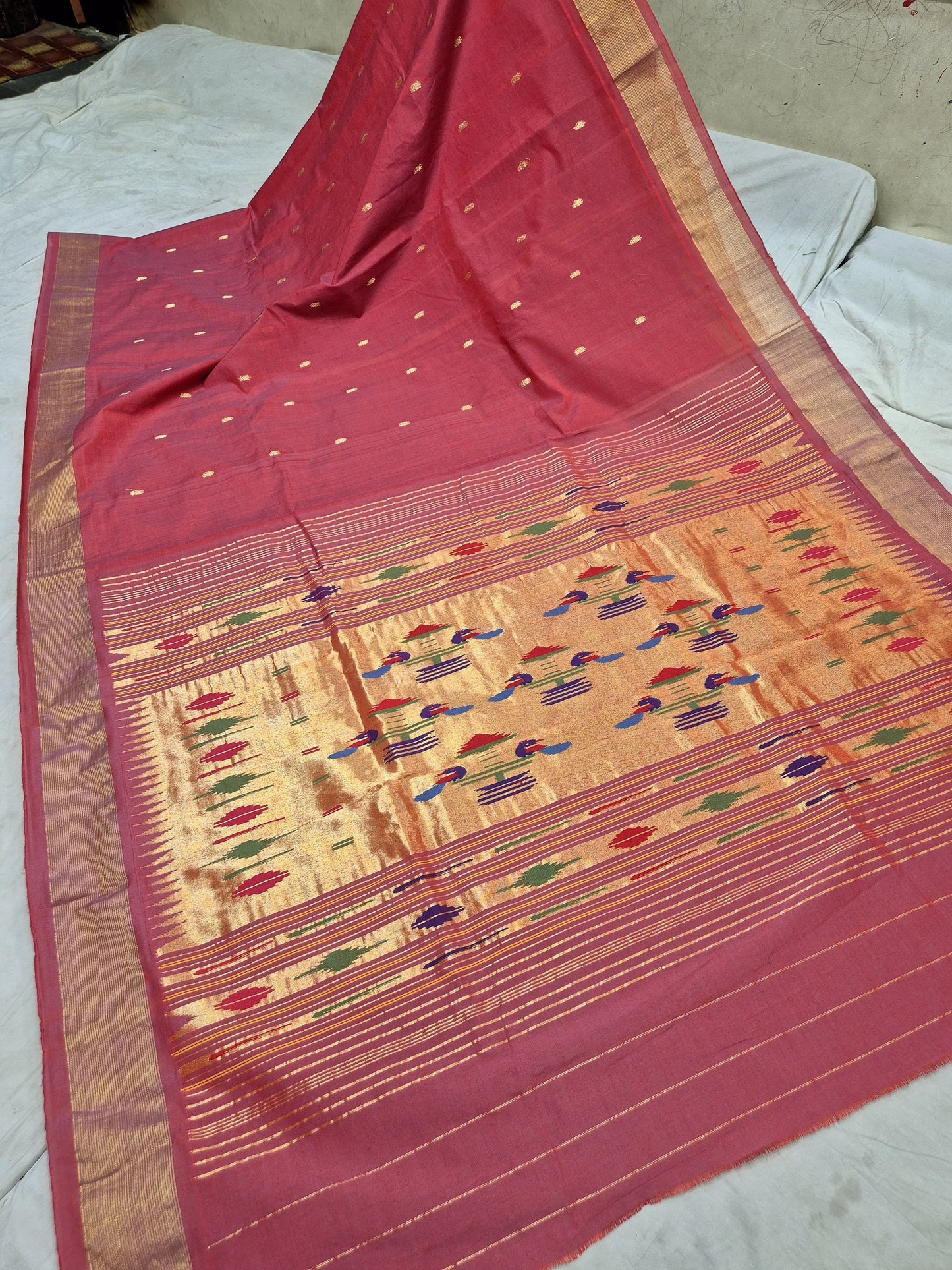 Paigeet | Cotton Handloom Paithani Saree