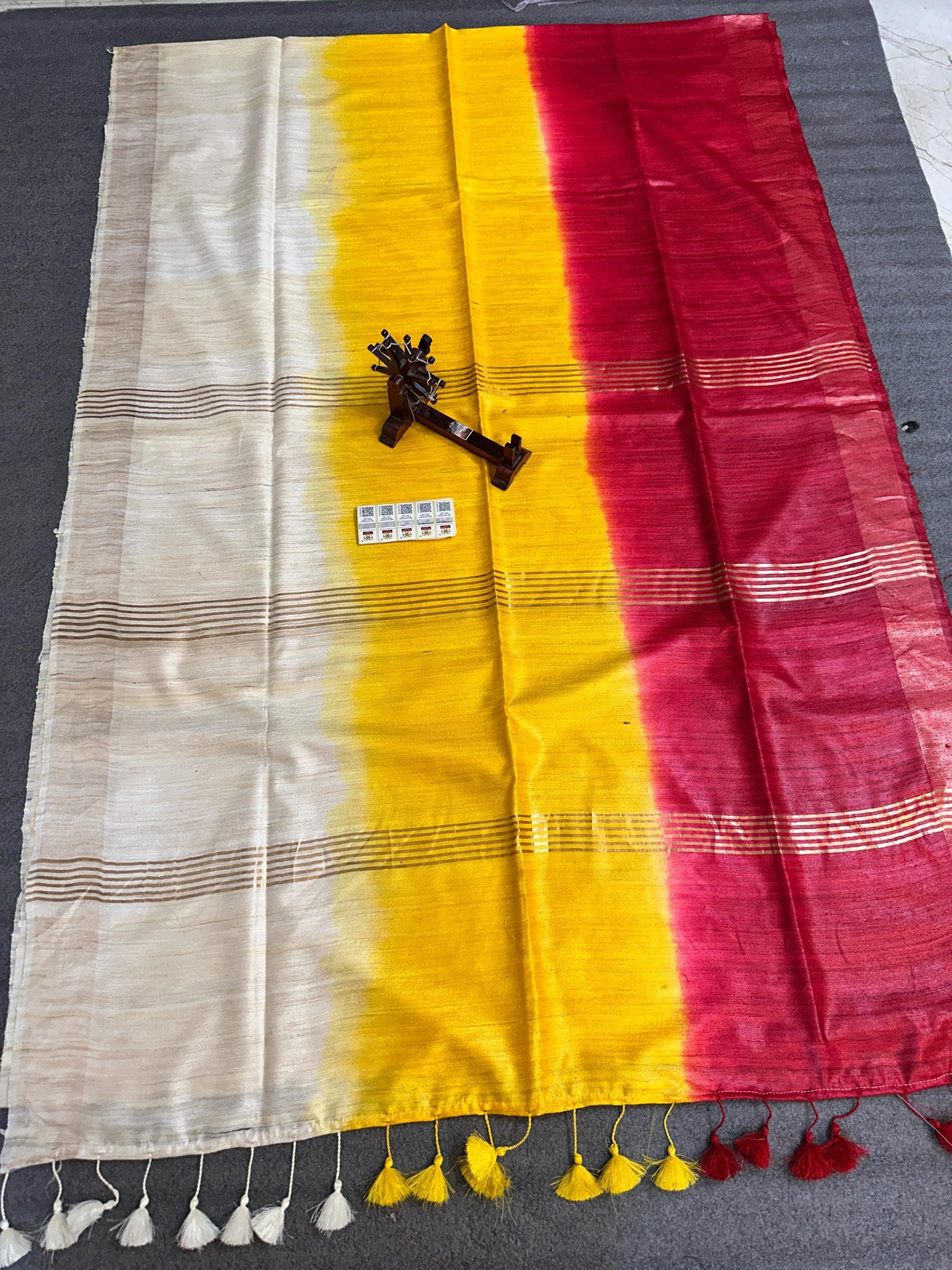 Carnilii | Tussar Ghicha Dyed Saree