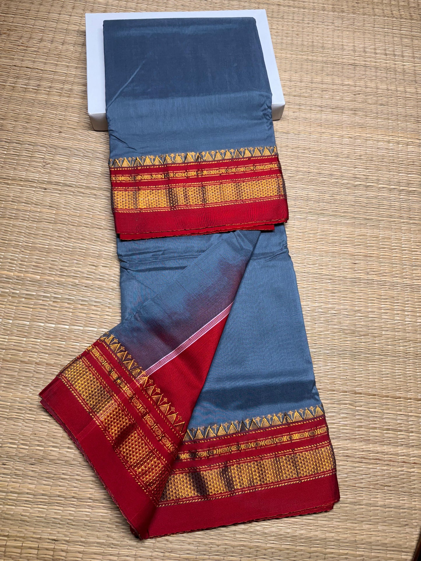 Ilonkaaya | Blended Silk Ilkal Saree