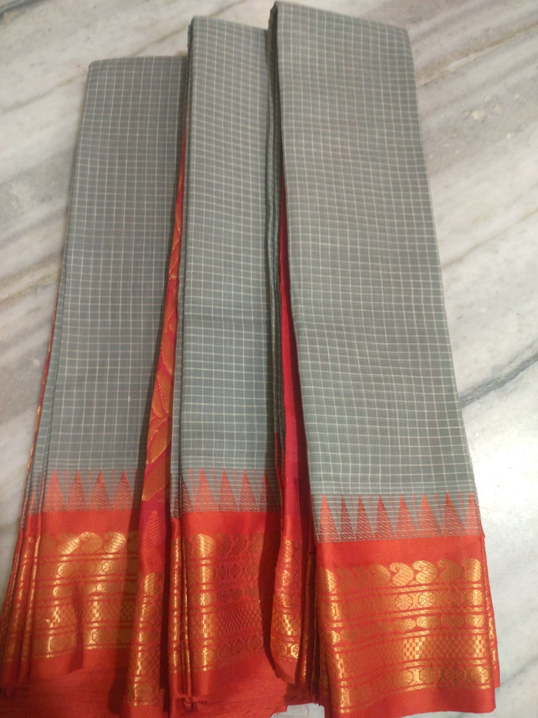 cotton gadwal sarees no blouse rich pallav