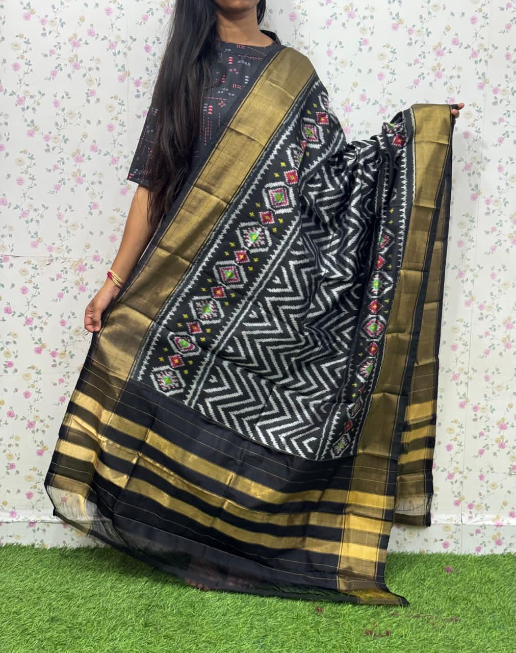 Ibe | Ikat Pure Silk Dupatta