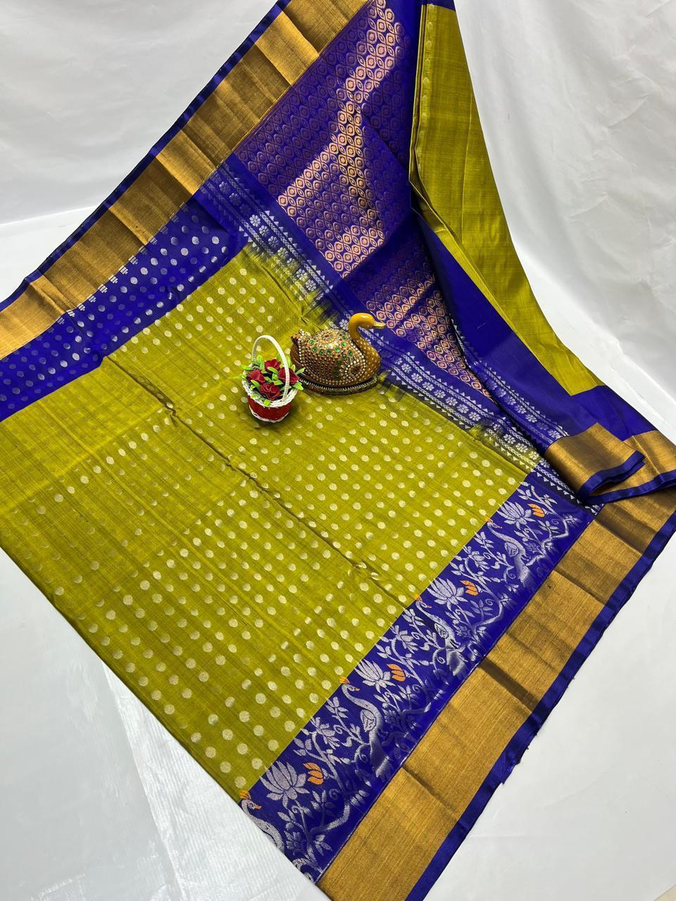 Ulina | Uppada Pattu Saree with all over buttis