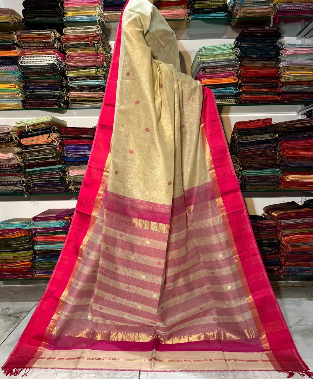 Maulik | Cotton Silk Maheshwari