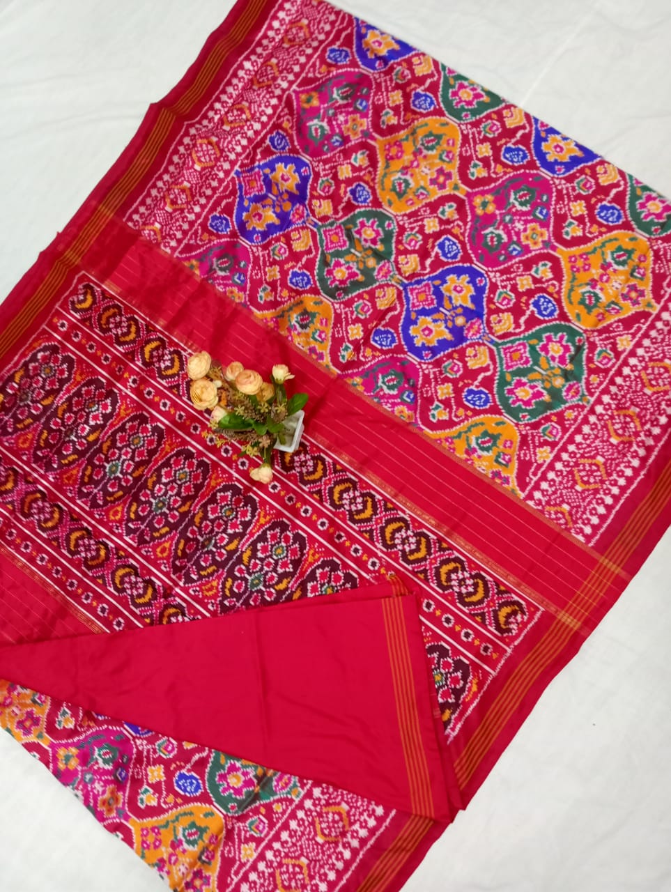 Induma | Pochampally Ikkat silk saree