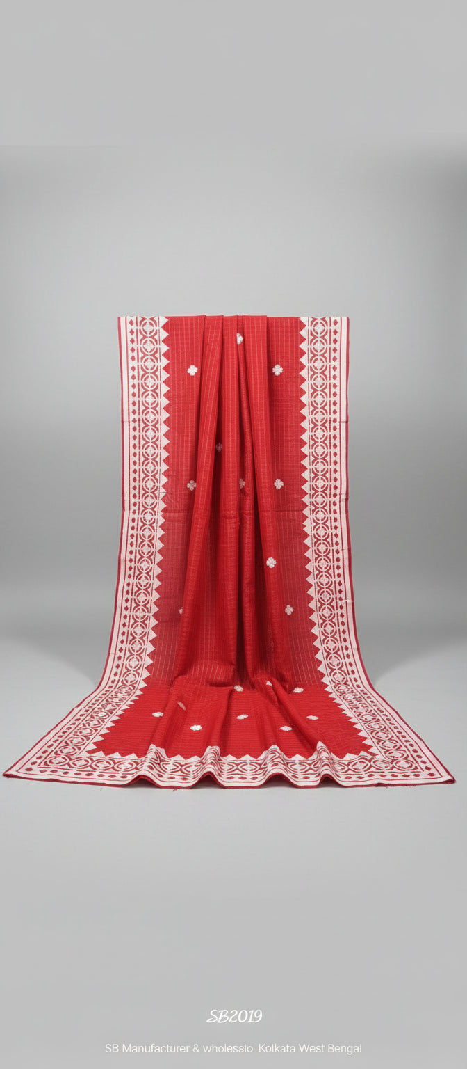 Aparanjita | Dhonekhali tant applique