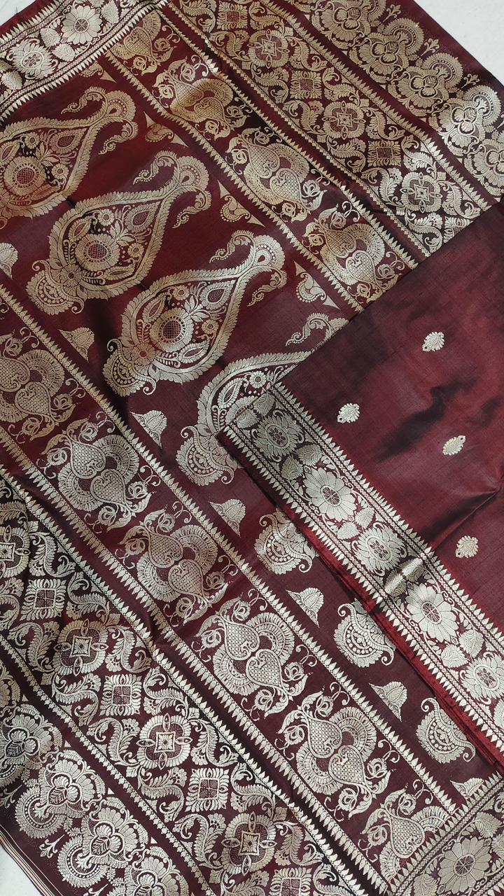 Baluneli | Meenakari baluchari saree
