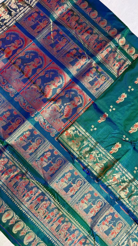 Swarnachari saree.
With silkmark.
Material silk with bp.
