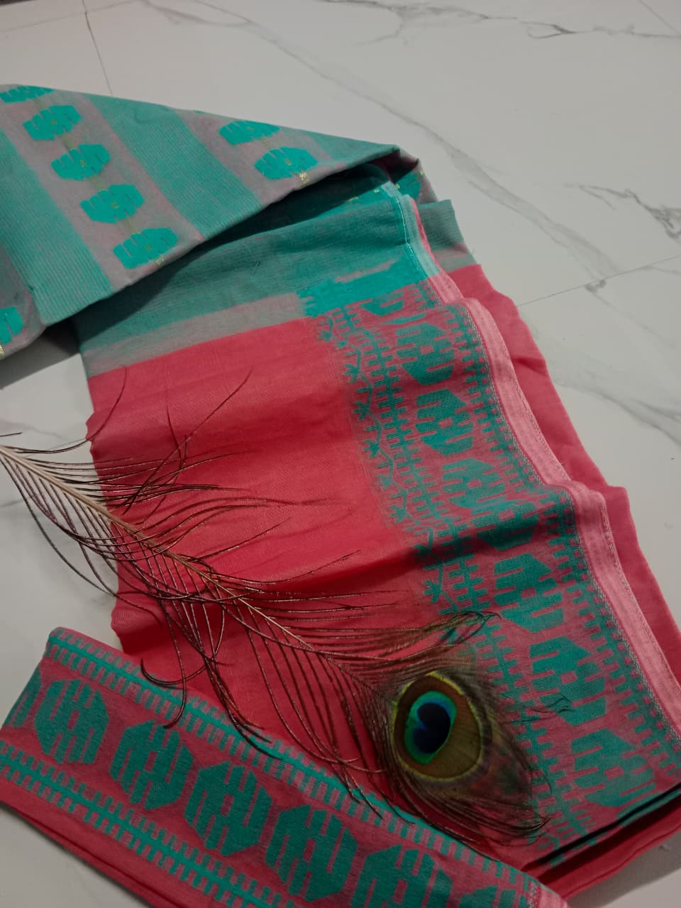 Jamyan | Soft Cotton Jamdani Saree