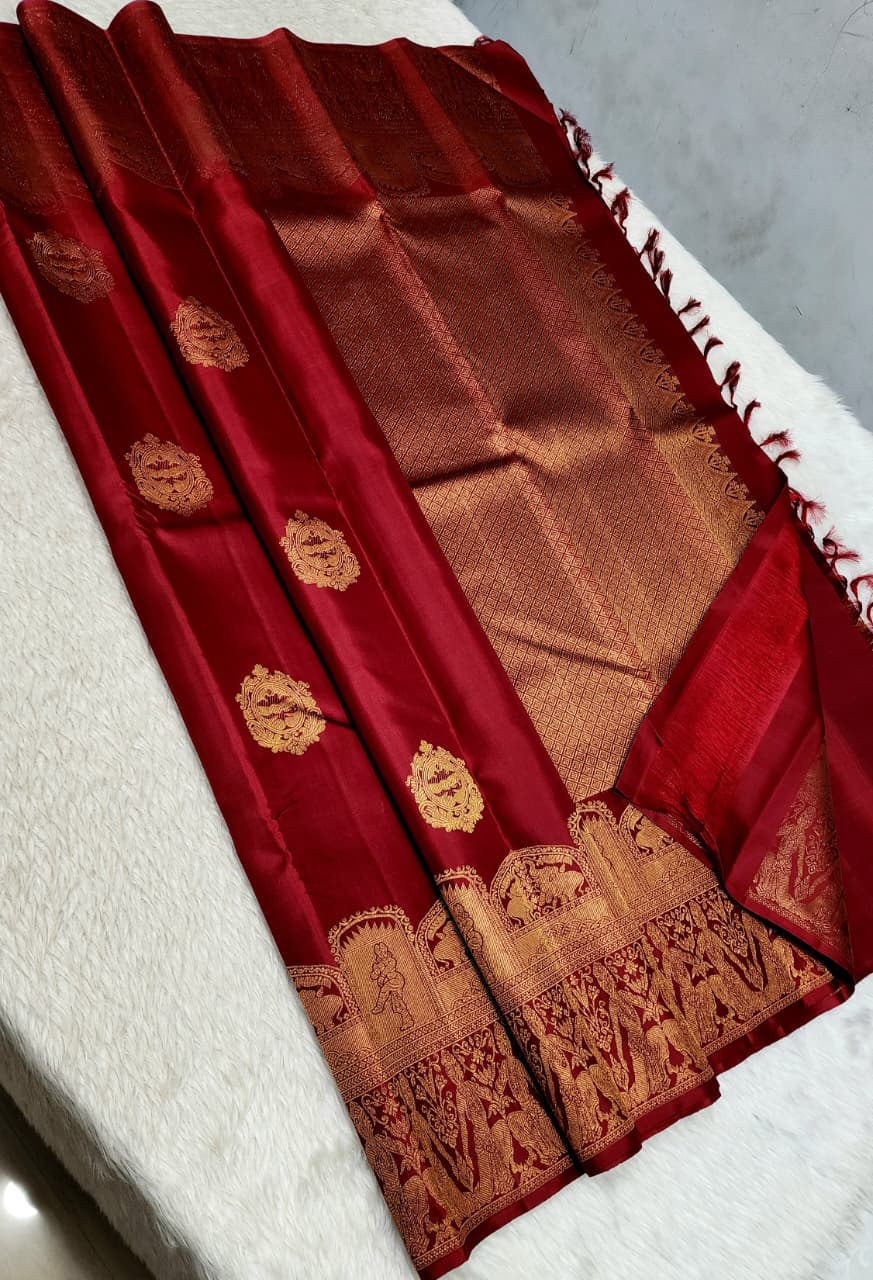 Bhushree | 2G Kanjeevaram Pure silk saree