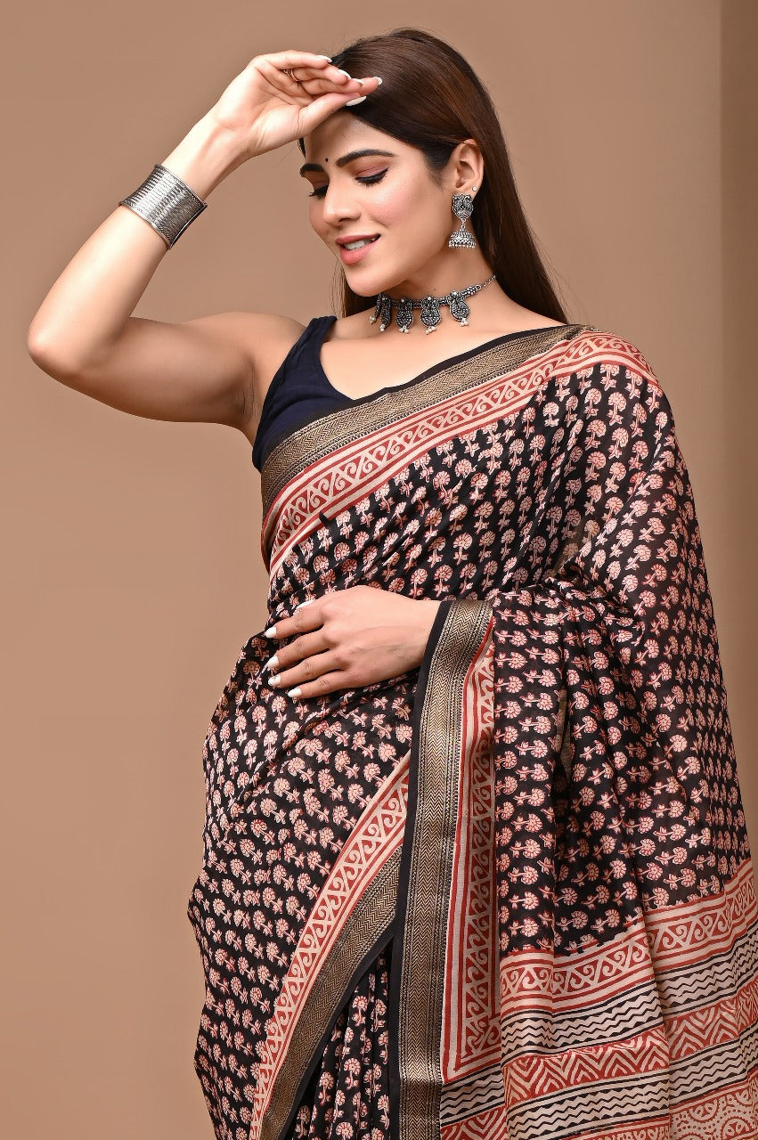 Merina | Block prints on cotton silk