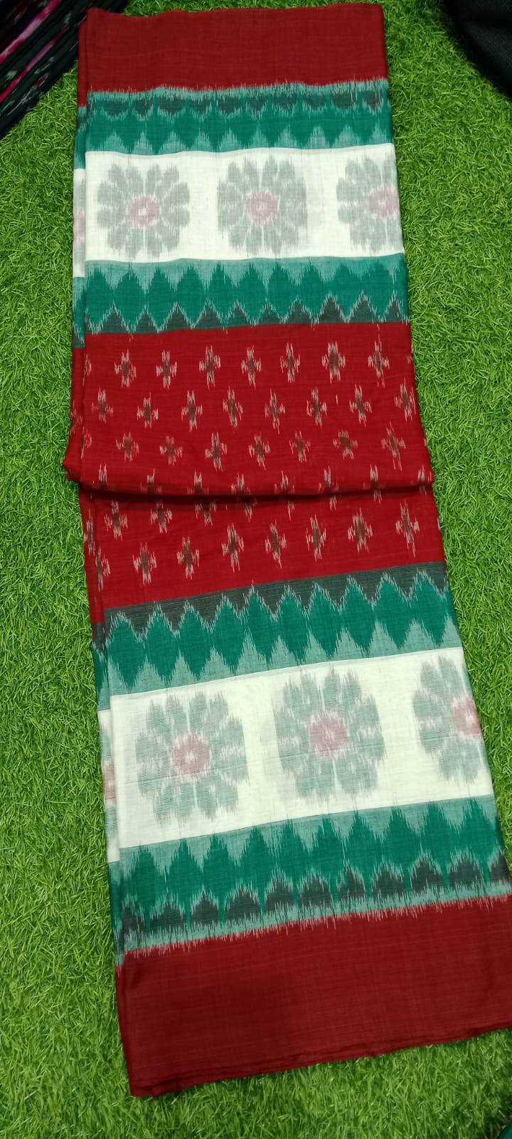Shyamsri | Sambalpuri Cotton Ikat Saree