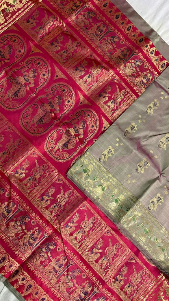 Swarnachari saree.
With silkmark.
Material silk with bp.
