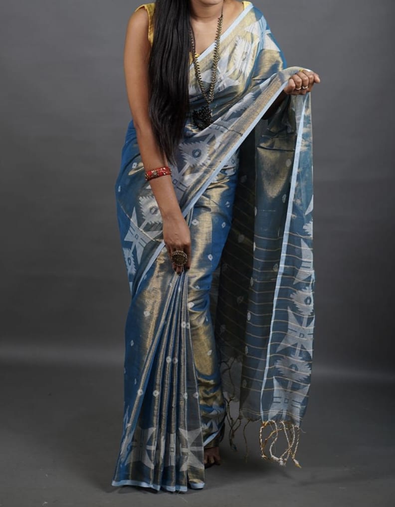 Tamarah | Tissue Saree