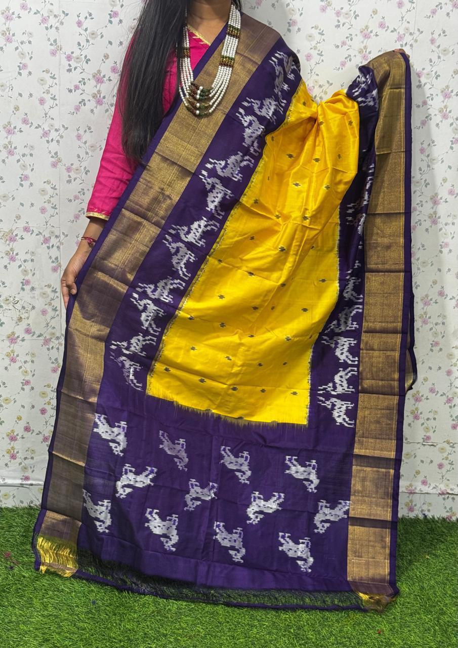 *IKKAT SILK DUPPATA*
*Length: 2.5 meters*
*Height: 36 inches*
