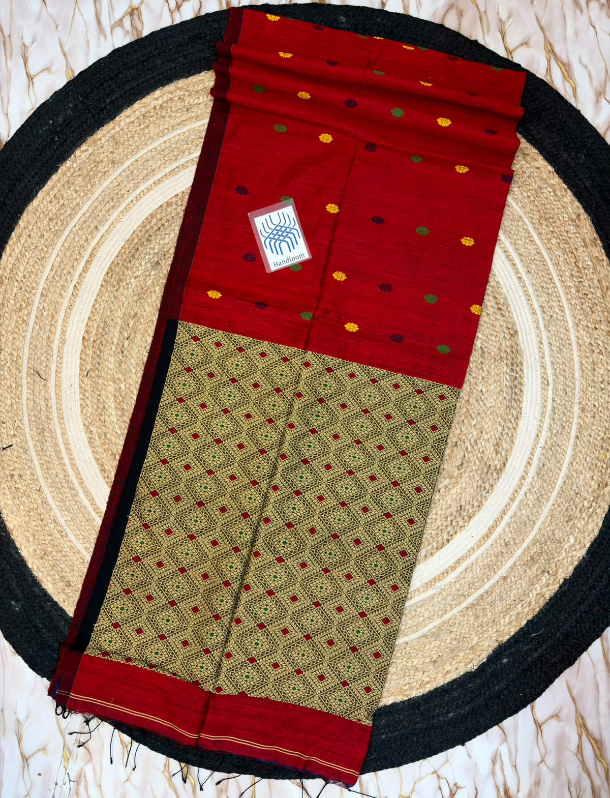 Matka jamdani
saree
With bp