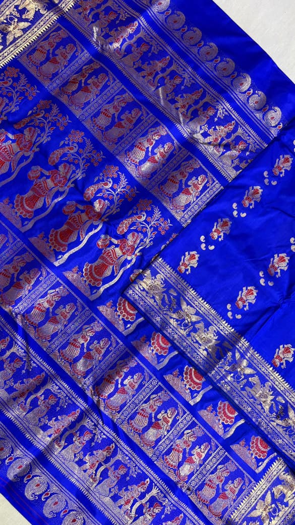 Swarnachari saree.
With silkmark.
Material silk with bp.