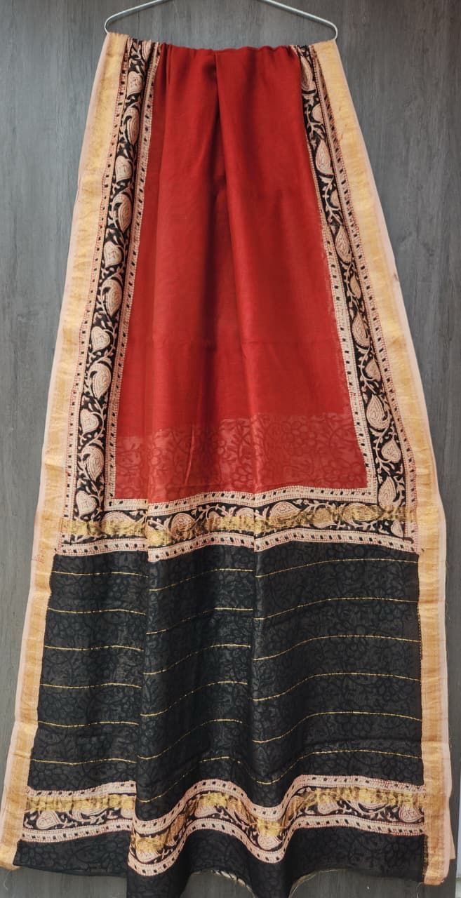Baisakhi | Block printed with Maheshwari border