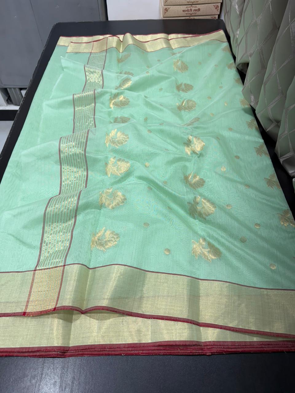 Chandran | Cotton Silk Chanderi Saree