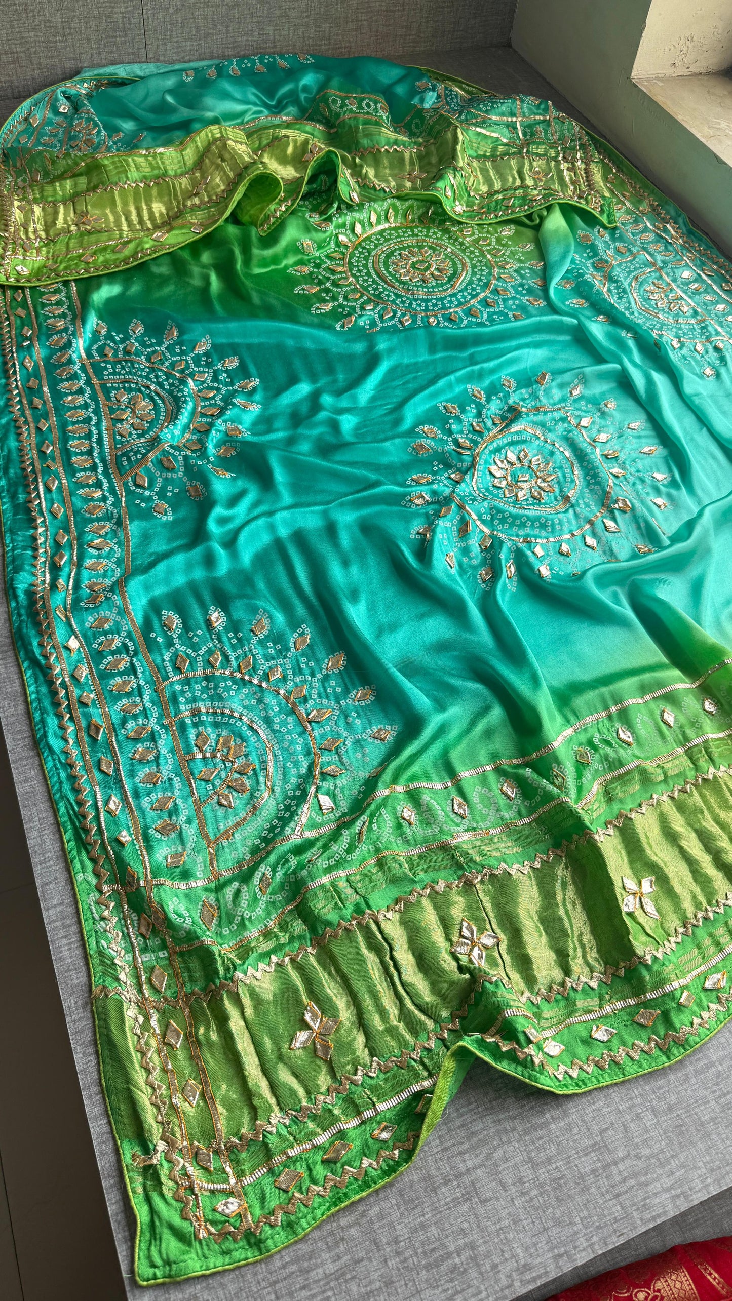 Aarangi | Gota Patti on Gajji Silk