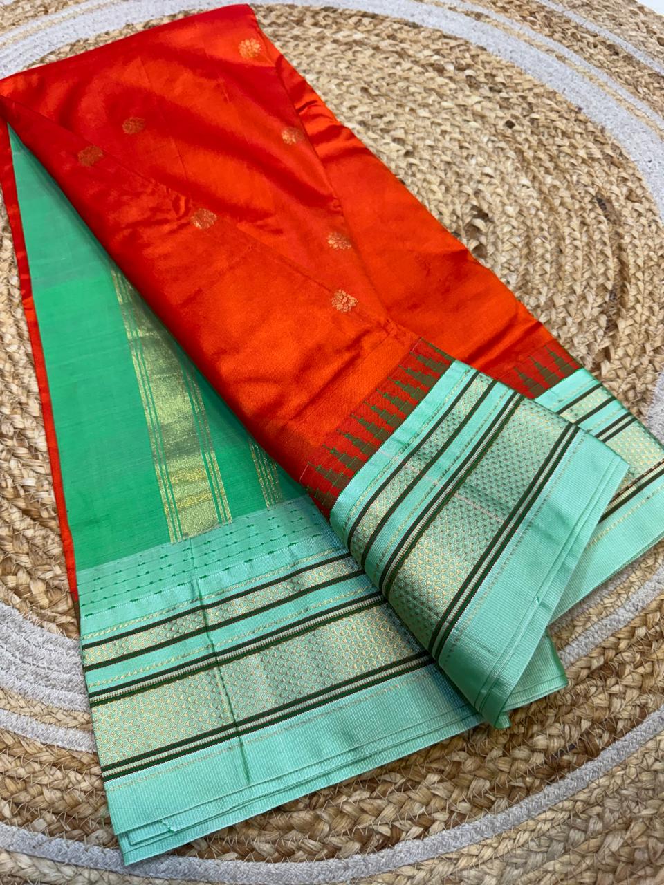 *All New Colours*
*Exclusive silk ilkal saree*
*Pure silk korvai temple border* with *body butta* design superior quality ilkal saree & contrast blouse
6.10mtrs length
Full body pure silk
Border, pallu & blouse semi silk