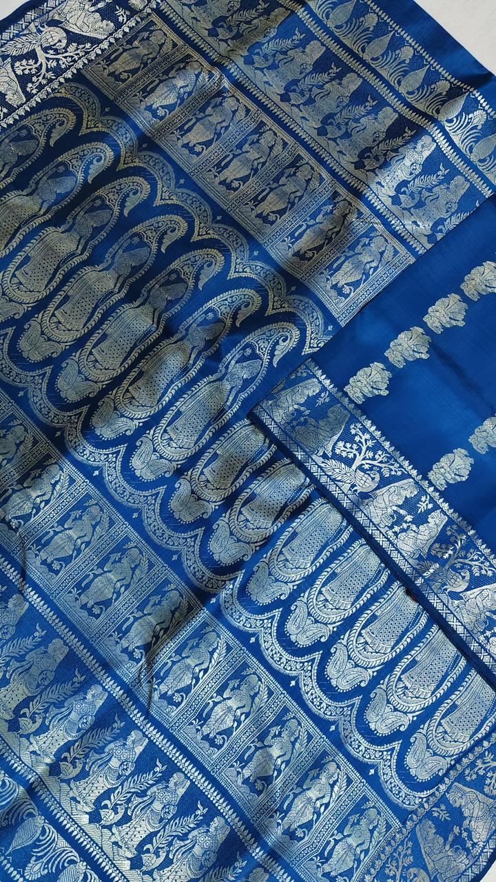 Balusmita | Meenakari baluchari saree