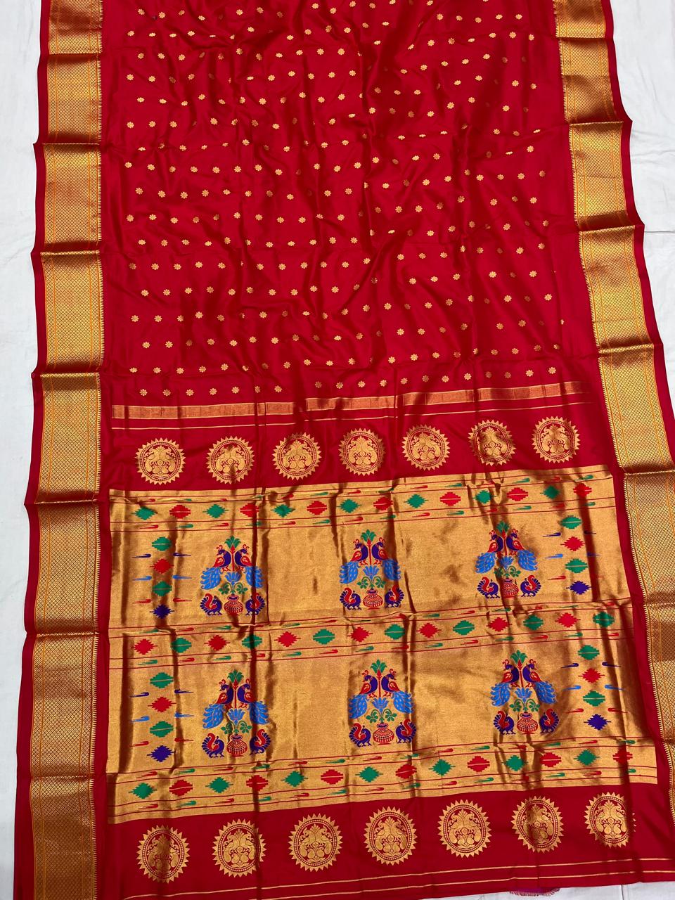 Chavikah | Kalanjali Pure Silk Paithani Saree