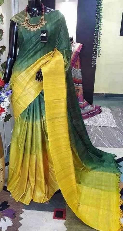 Ciyesha | Tussar Ghicha Dyed Saree