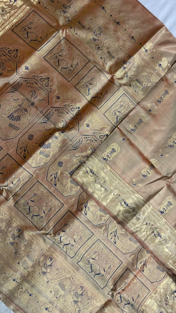 Swarnachari saree.
With silkmark.
Material silk with bp.